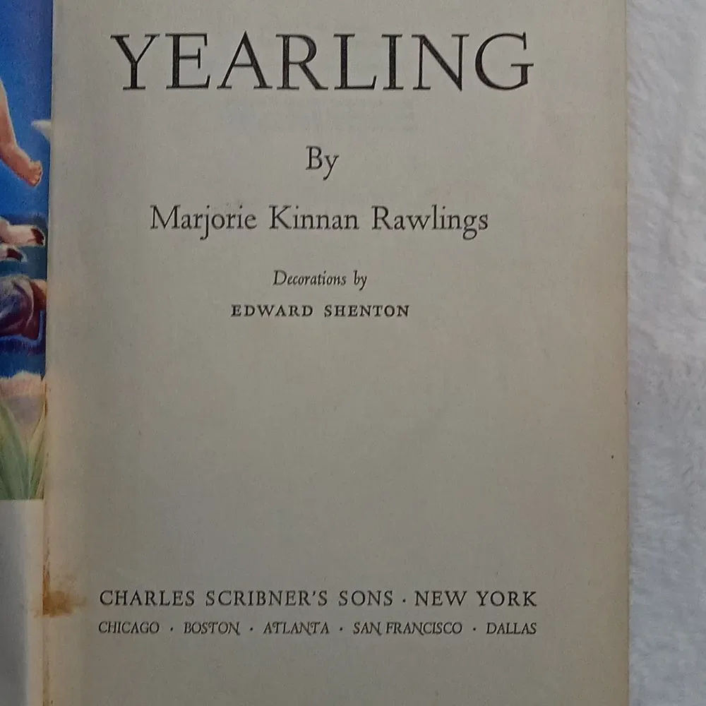 The Yearling: School EditionRawlings,‎ Marjorie Kinnan1941